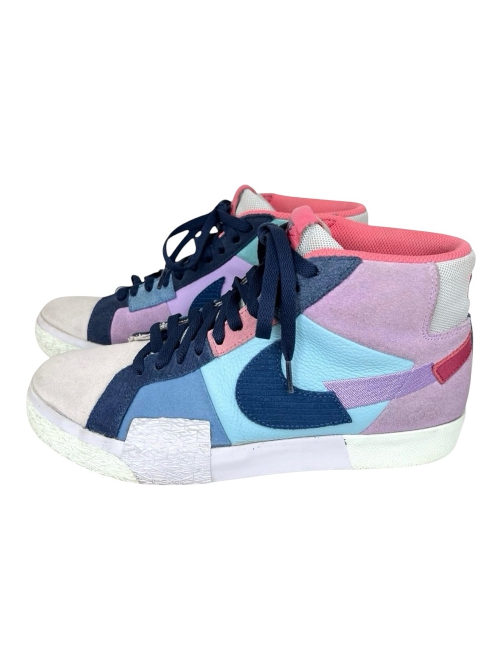 Nike Zoom Blazer Mid Premium SB Mosaic Lilac Blue DA8854-500 Mens 7.5 EU 40.5